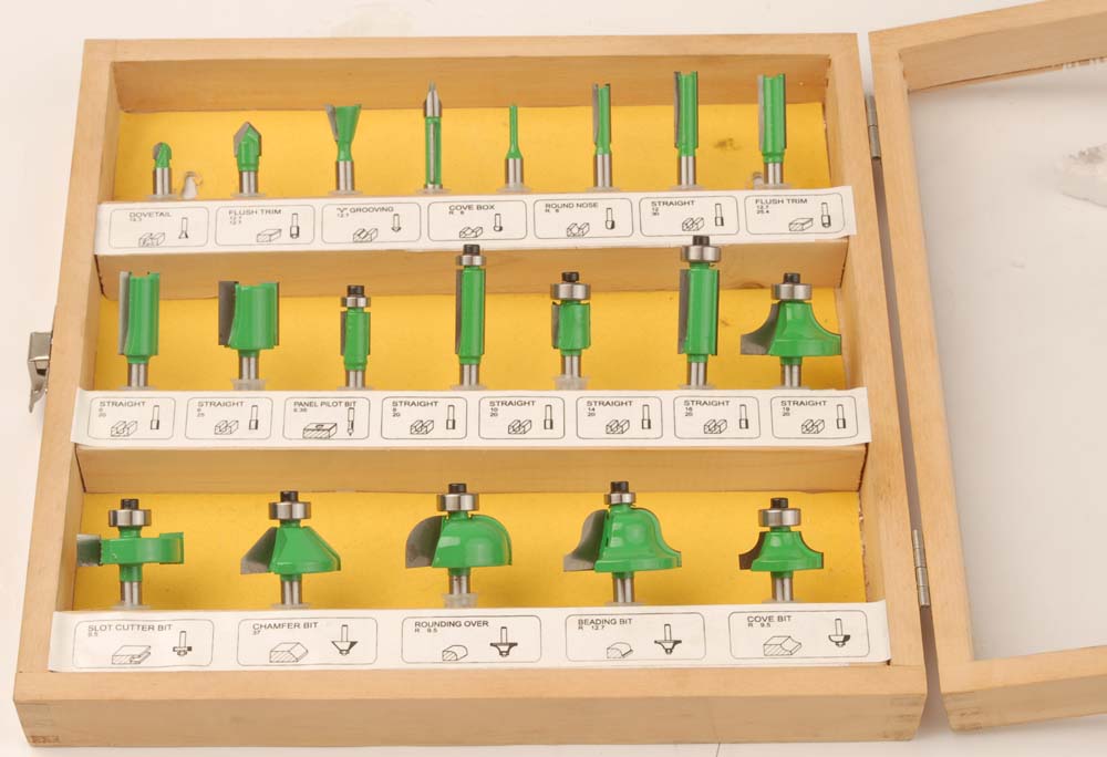 20pc router bit set