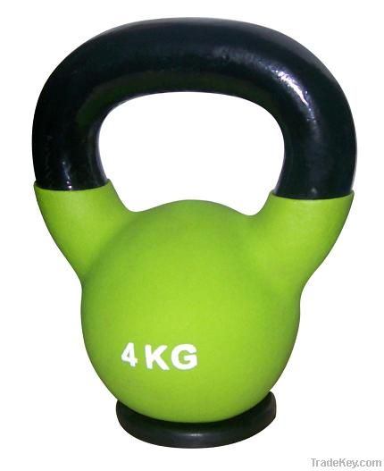 Vinyl/Cast Iron Kettlebell w./o. Rubber Base