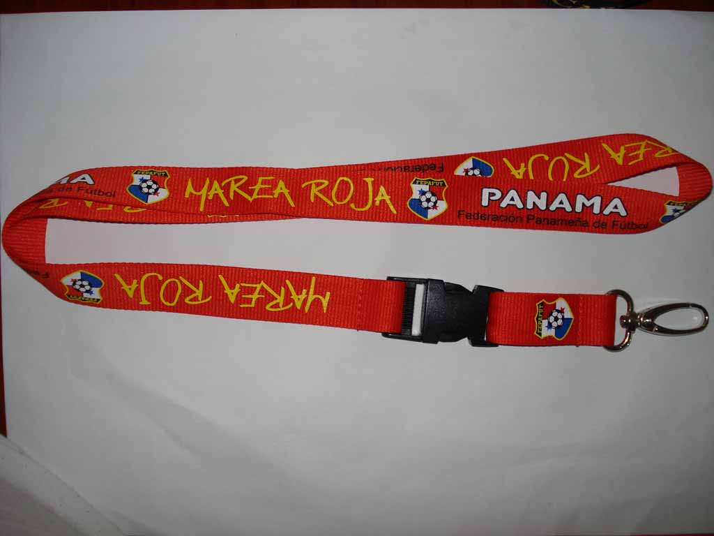Silk screen printing lanyard