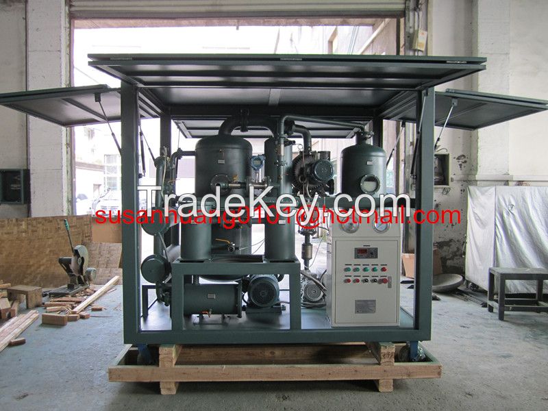 Insulating oil regeneration machine for regenerate used transformer oil