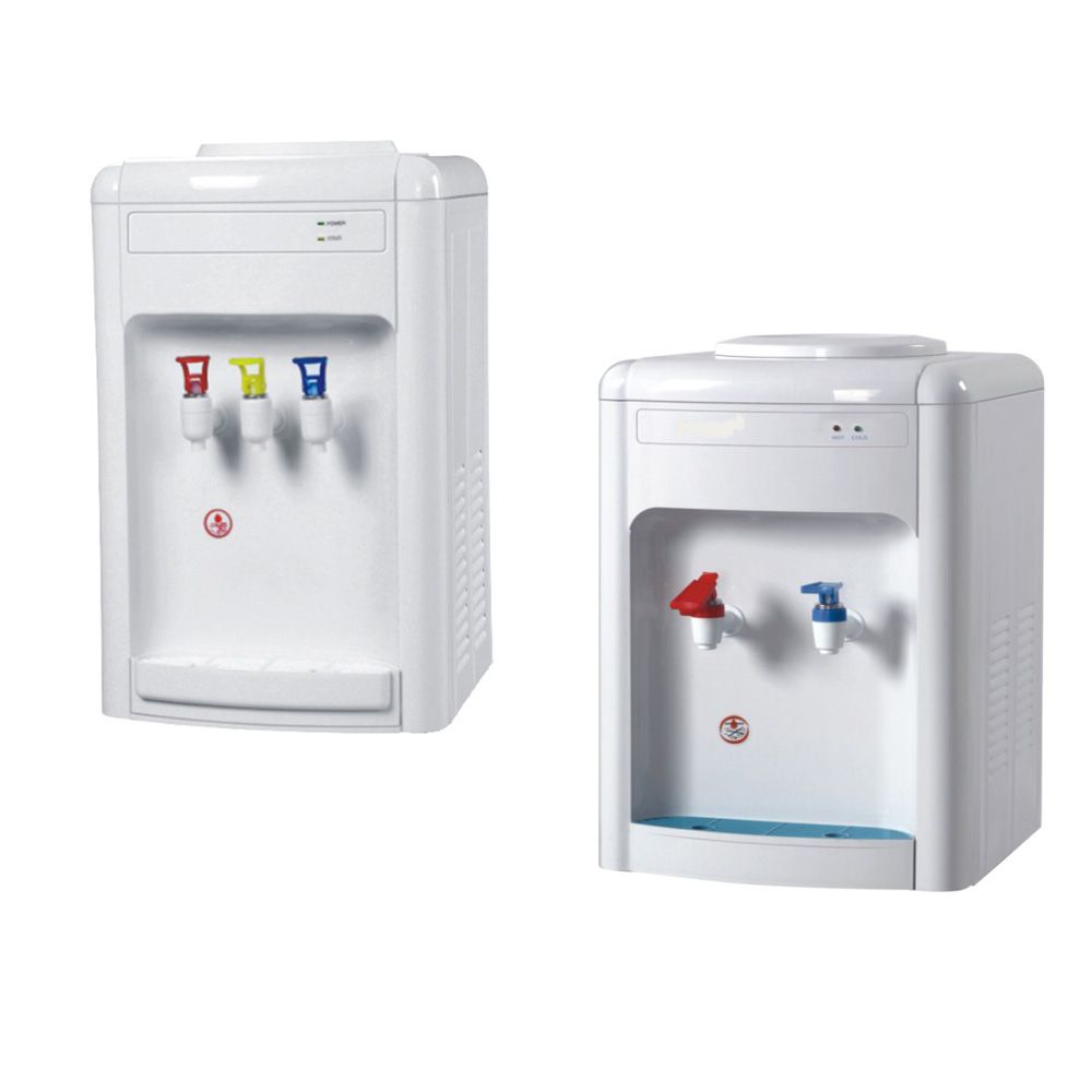 Three taps table water dispensers
