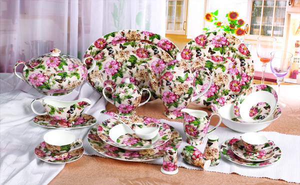 full design bone china dinner set