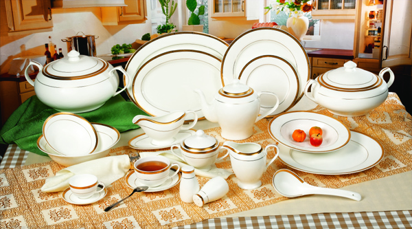 cut design bone china dinner set