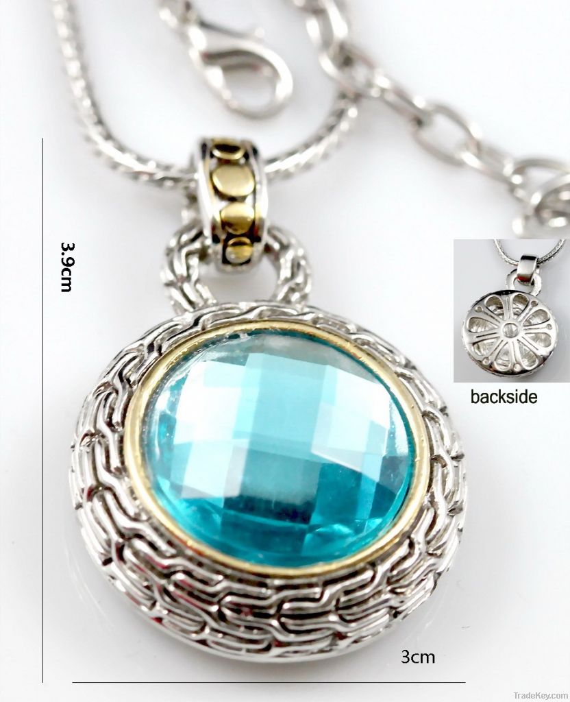 Fashion Alloy Pendant Necklace (N1073)