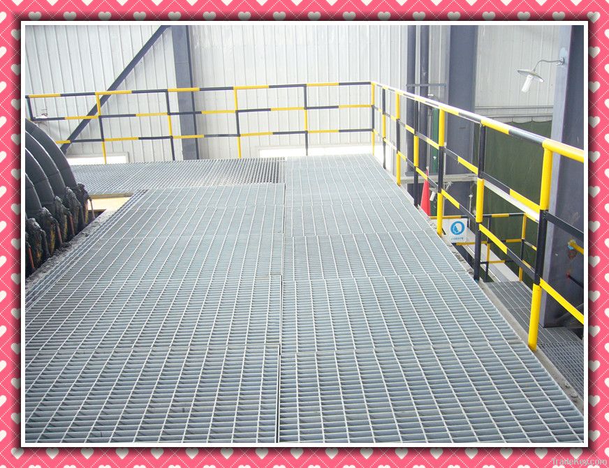 steel grating floor platform