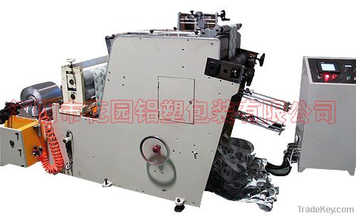 Aluminum foil lid punching machine