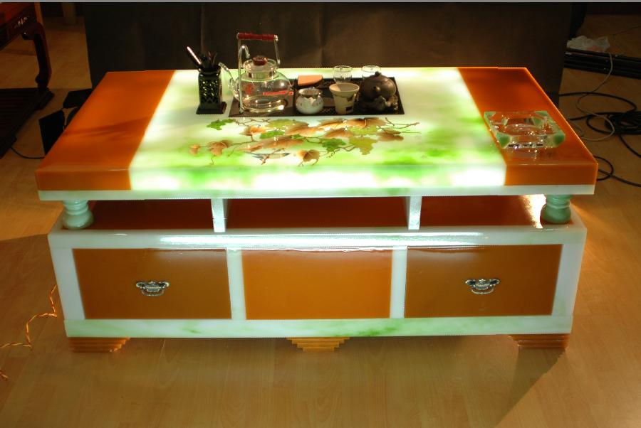 imitating jade/crystal furniture----coffee table