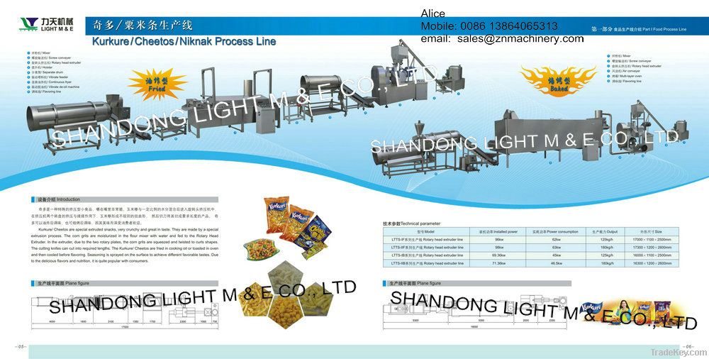 KURKURE/CHEETOS/NIKNAK PROCESSING LINE