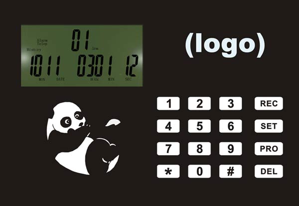 SA-1168-N-LCD LCD Display Intruder Alarm System &amp;#40;for Telecom&amp;#41;