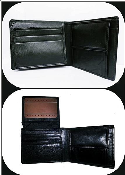 Pure Leather wallet purse for Men women