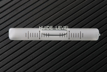 High precision glass  level vial