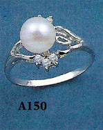 pearl engagement ring