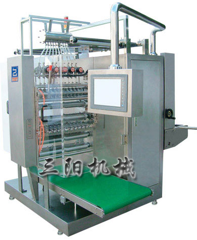 Liquid & Catsup Four Side Sealing & Multi-Line Packing Machine