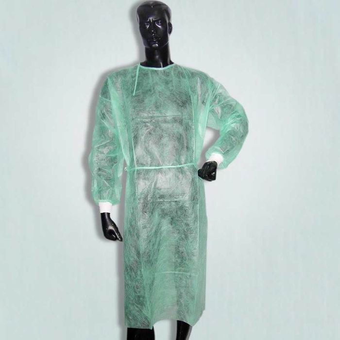 Isolation Gown with lacets at back and neck