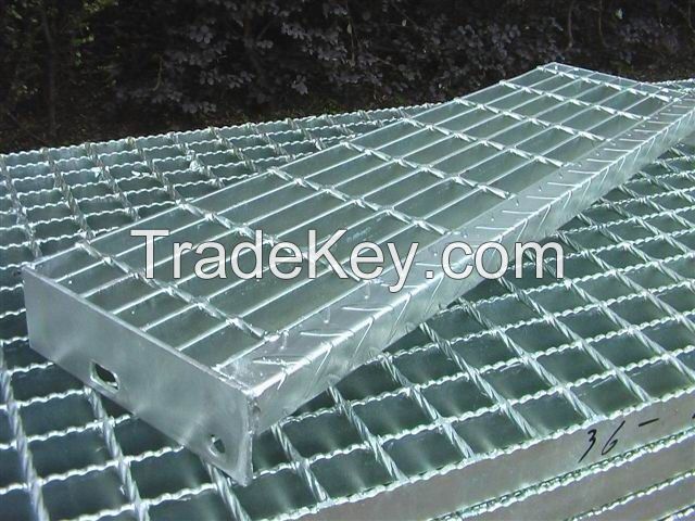 galvanized steel stair treads