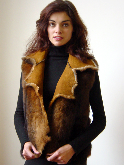 Possum Fur Vest