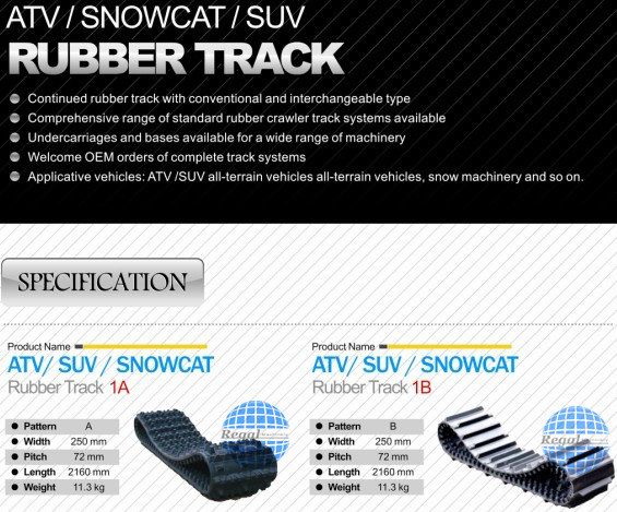 rubber tracks conversion system kits for ATV/SUV /UTV trucks/samll vehicle