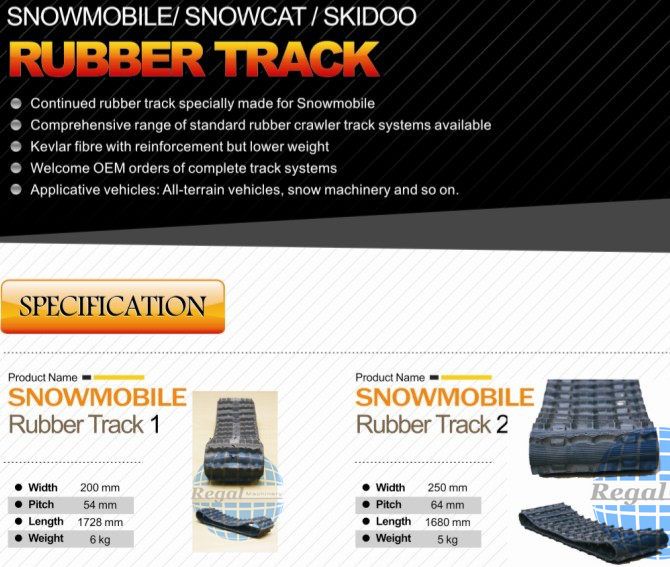 ATV rubber track