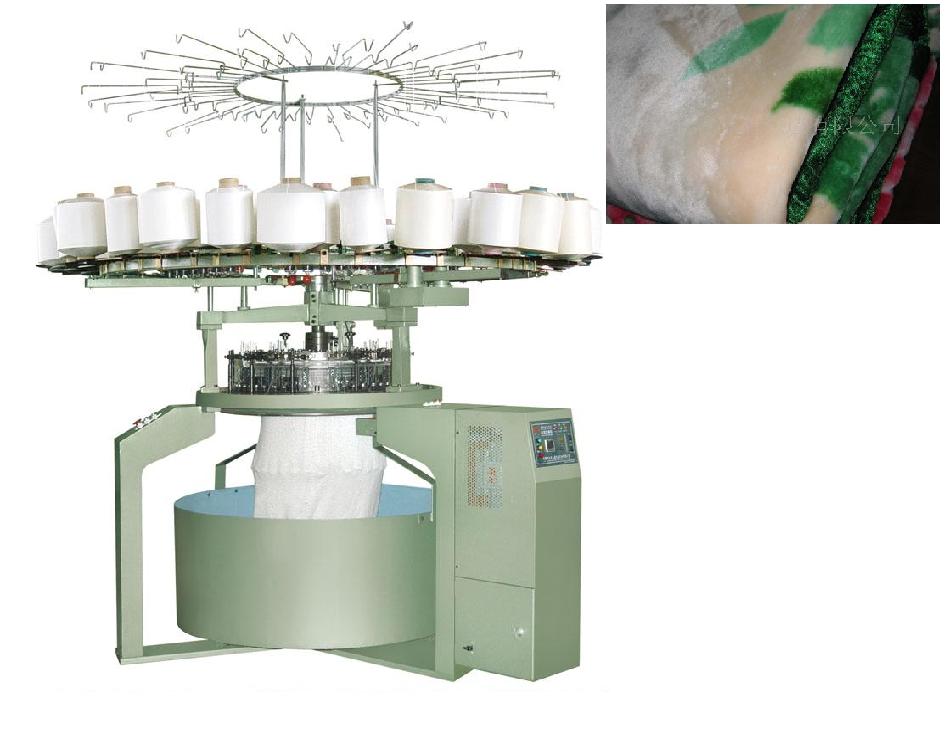 Mink Blanket Knitting Textile Machine