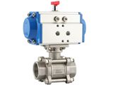 Pneumatic Actuated BRASS BALL VALVE