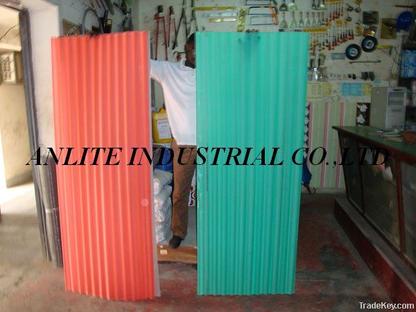 FRP corrugated sheet