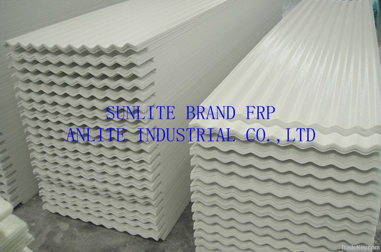 GRP corrugated sheet