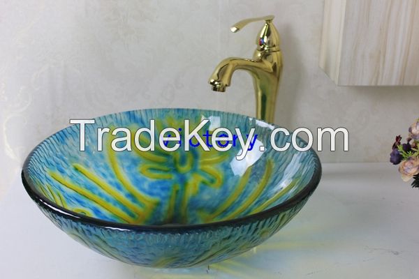 tempered glass basins for bathrooms