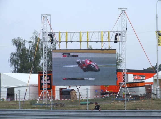 Rental hanging-structure LED display