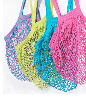 Organic cotton mesh bags