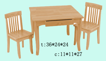 children table and chair