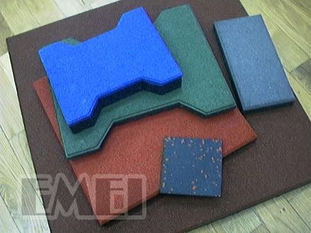 Playground Rubber flooring Tile