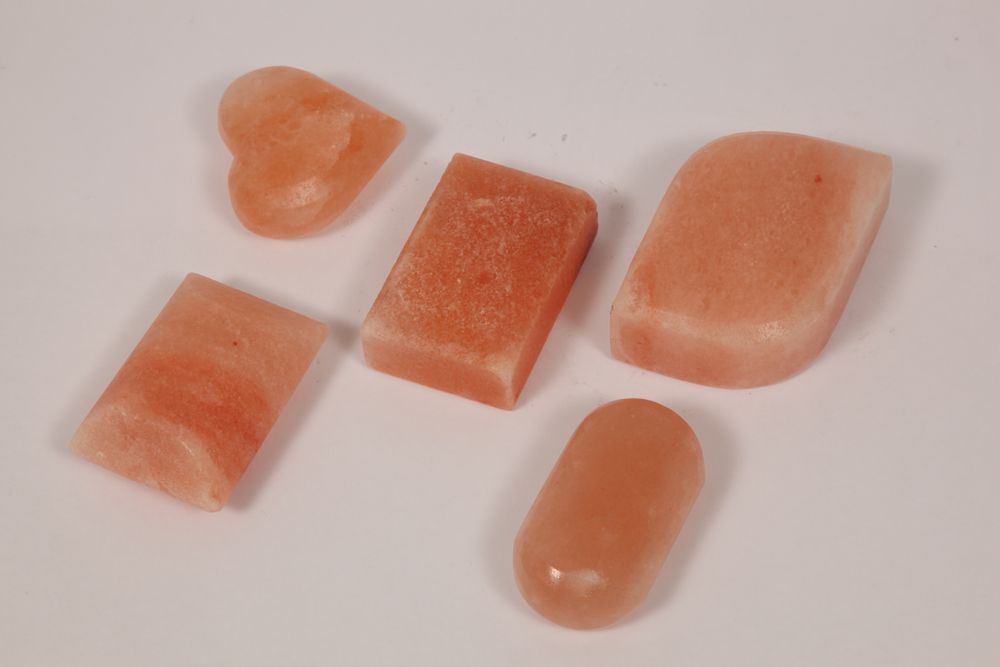 Natural bath salt soaps and massagers