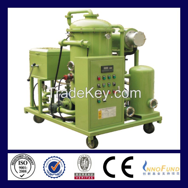 ZL Vacuum Oil Purifier Series for Lubrication Oil