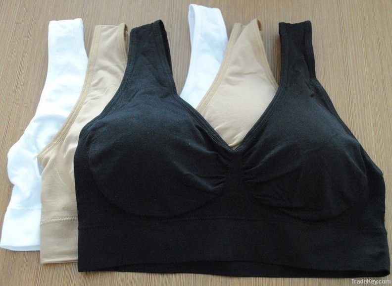 Genie bra with removable pad sports bra seamless bra ahh bra