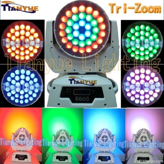 36pcs Tri-LED Moving head Zoom Light