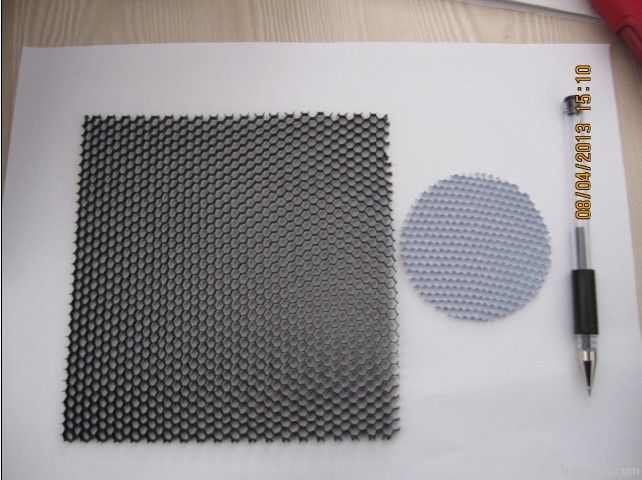 Micro-sized honeycomb patterns