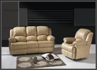 Recliner Leather Sofa Set