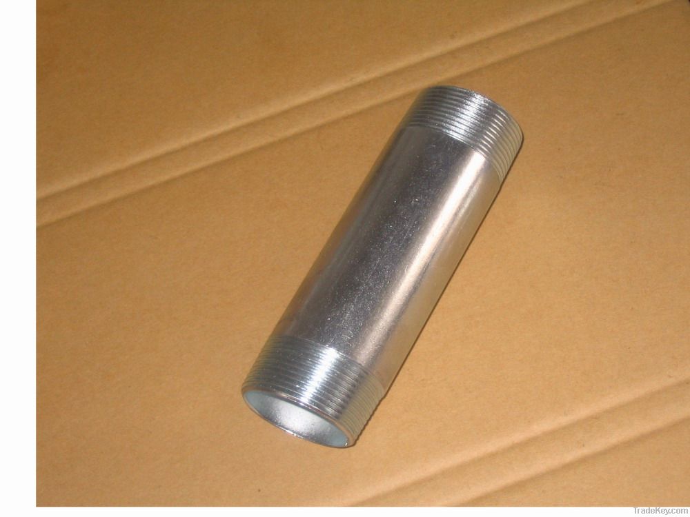 LONG NIPPLE/BARREL NIPPLE/PIPE NIPPLE WELDED BSPT/NPT CARBON STEEL