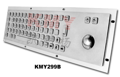 metal keyboard, external function bar, metal trackball