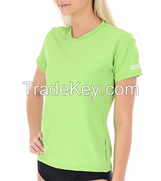 loose crew neck lycra T-shirt