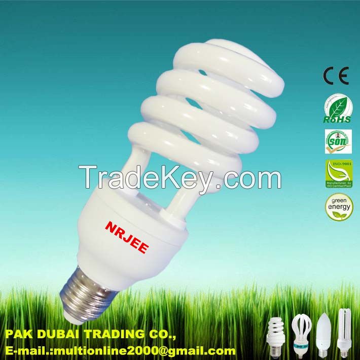 T4 25W CFL Half Spiral Energy Saving Lamp E27&amp;amp;amp;amp;amp;B22 Daylight