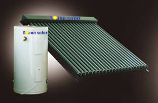 Separated series solar water heater