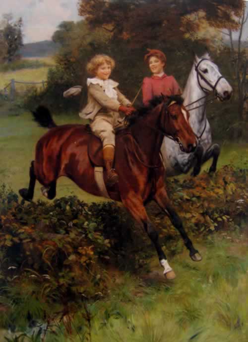 hunting oil painting at favorable price from www(dot)loves-art(dot)com