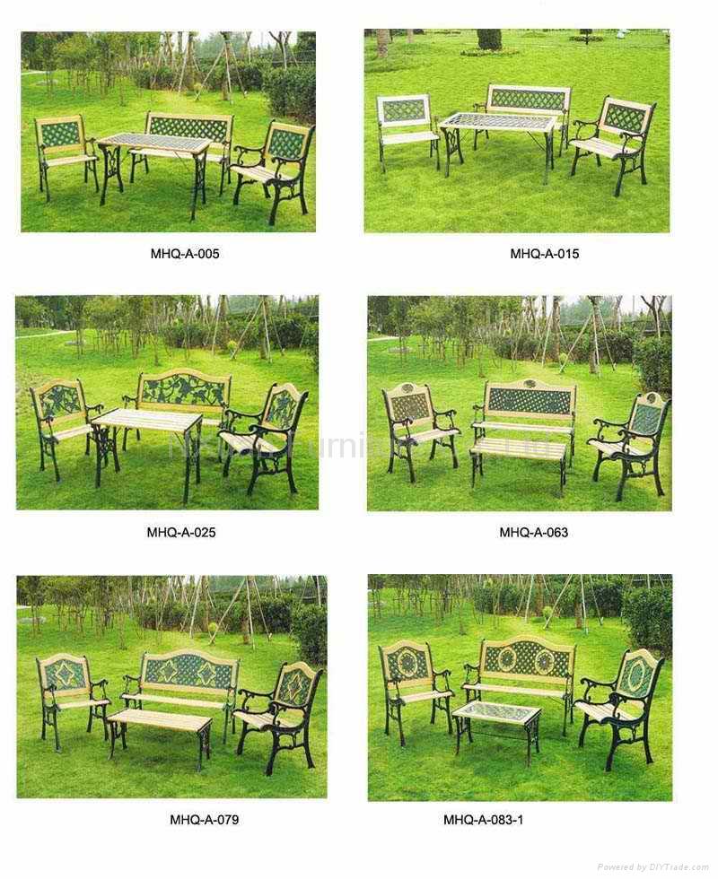 outdoor furniture metal item