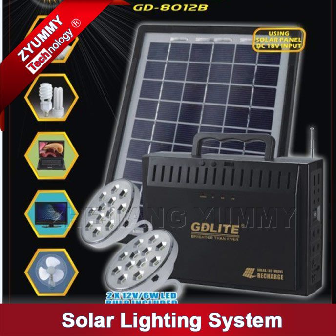 Sale good Gdlite solar lighting power system protable GD-8006 for indoor and outdoor