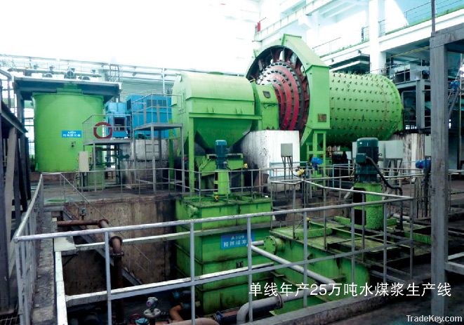 coal water slurry producing line