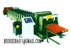 steel glazed tile making machine