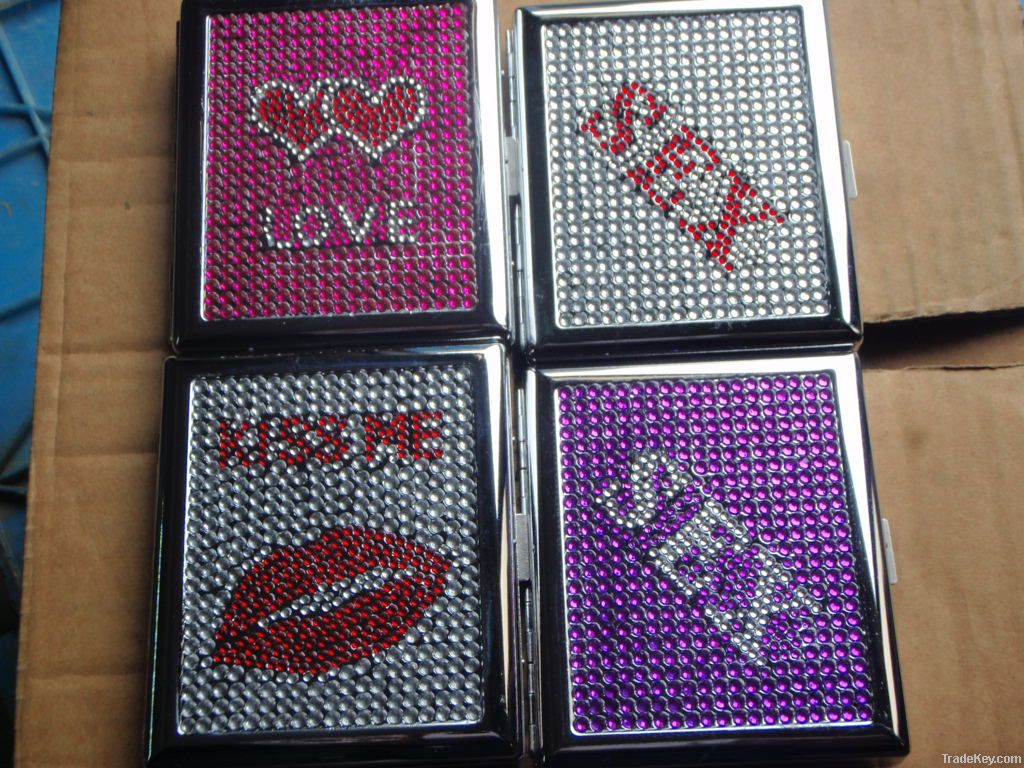 Rhinestone Cigarette Case