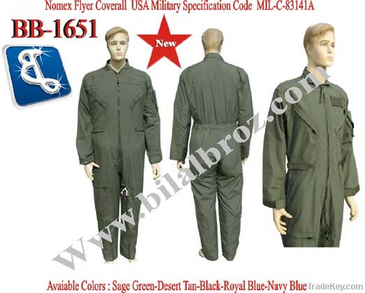 Nomex Flyer Pilot Coveralls