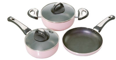 non-stick cookware, pan, frypan, saucepot, wok, bakeware,